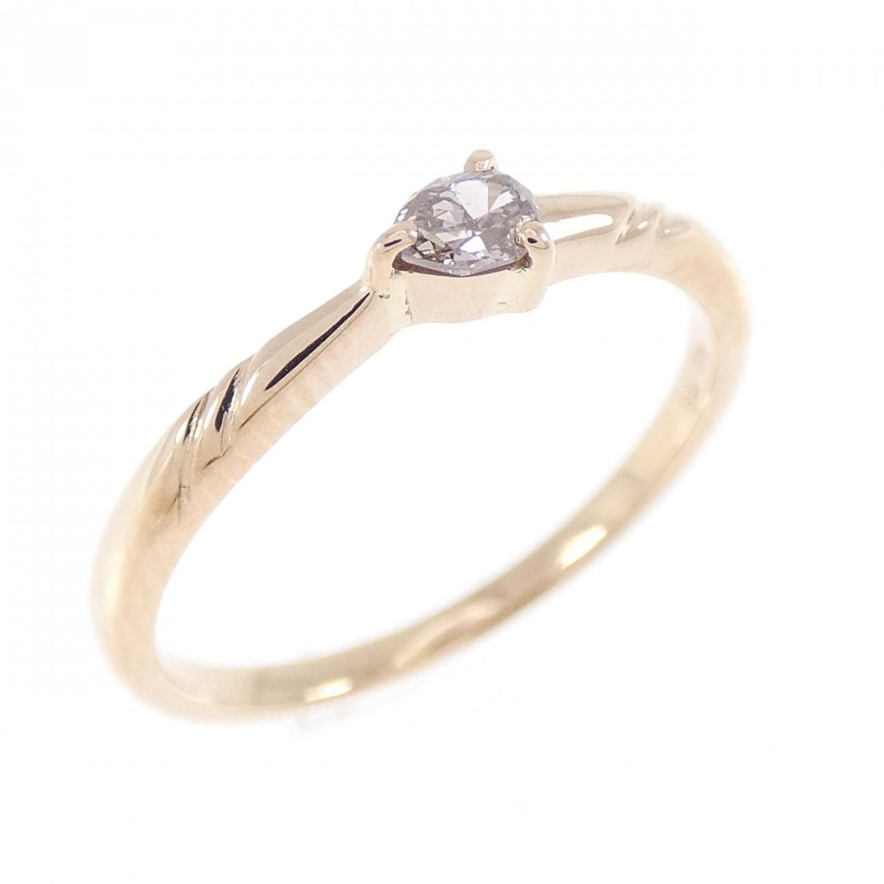 K18PG ピンクダイヤモンド リング 0.09CT