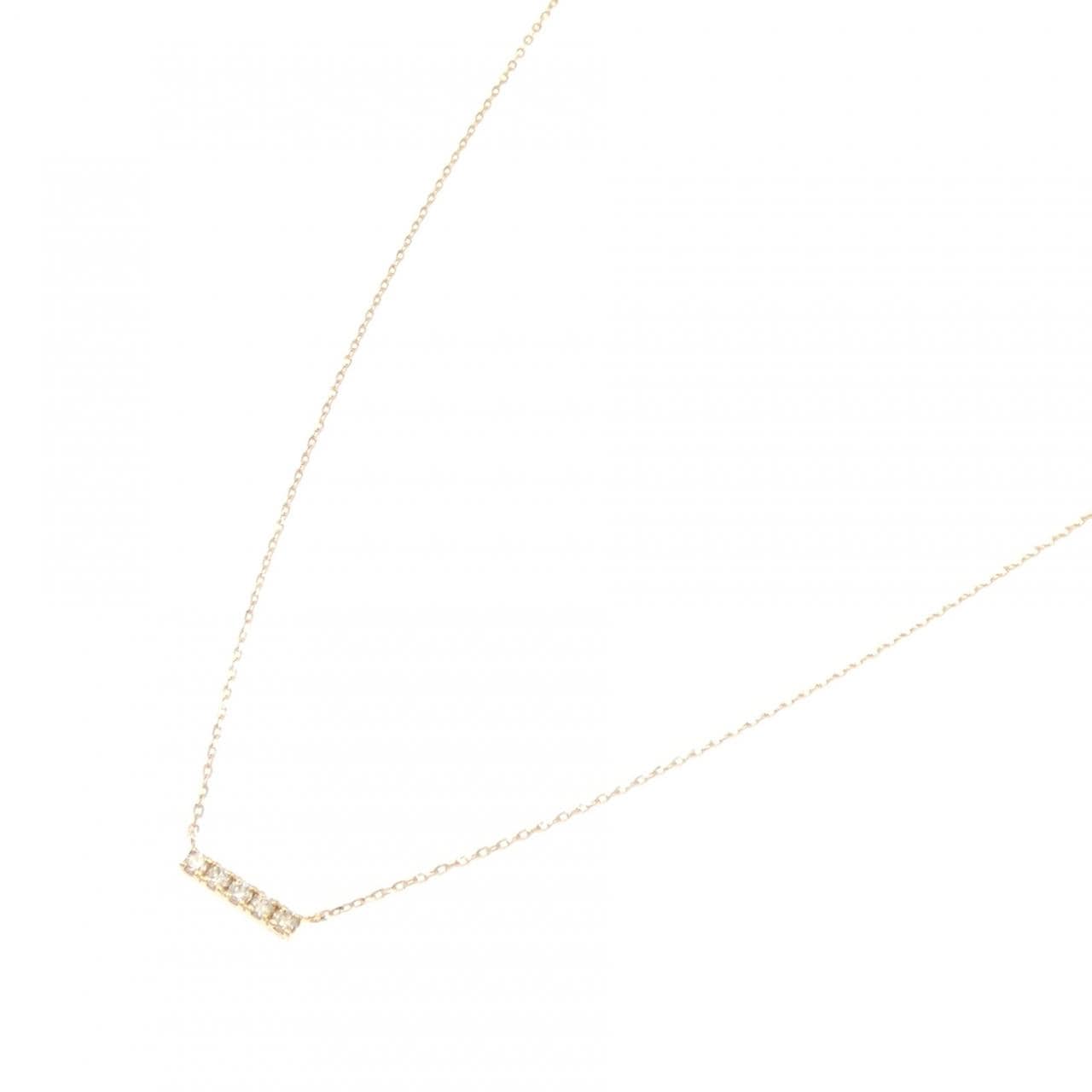 K18YG ダイヤモンド ネックレス 0.07CT