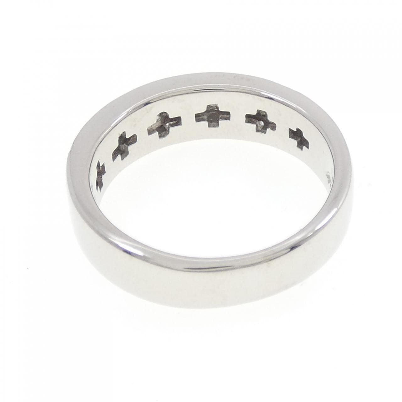 K18WG Pave Diamond Ring 0.38CT