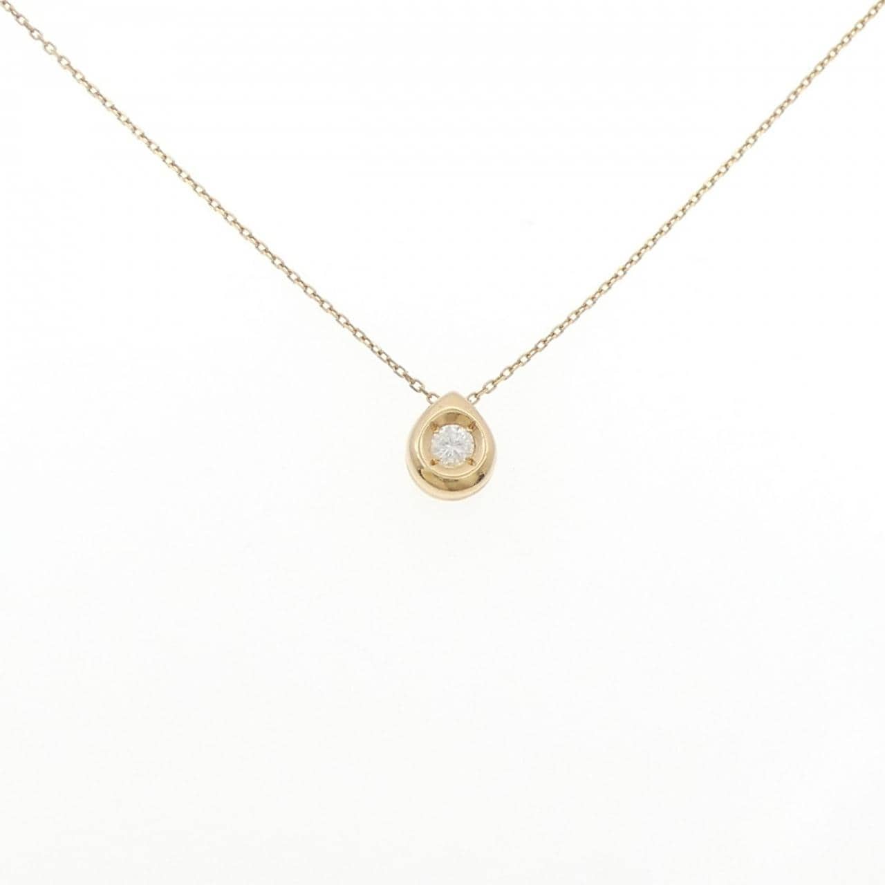 750YG ダイヤモンド ネックレス 0.323CT