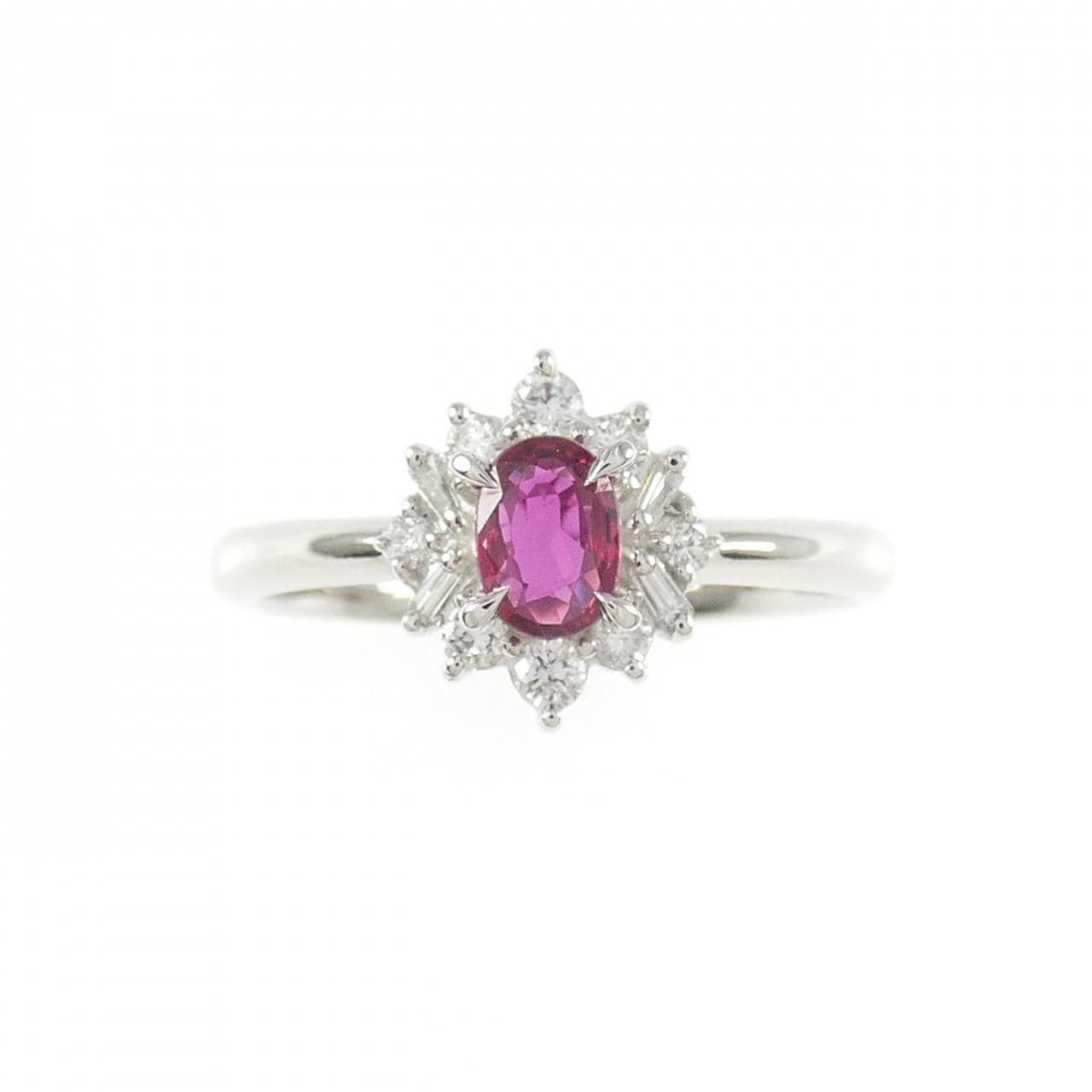 PT900 ルビー リング 0.27CT