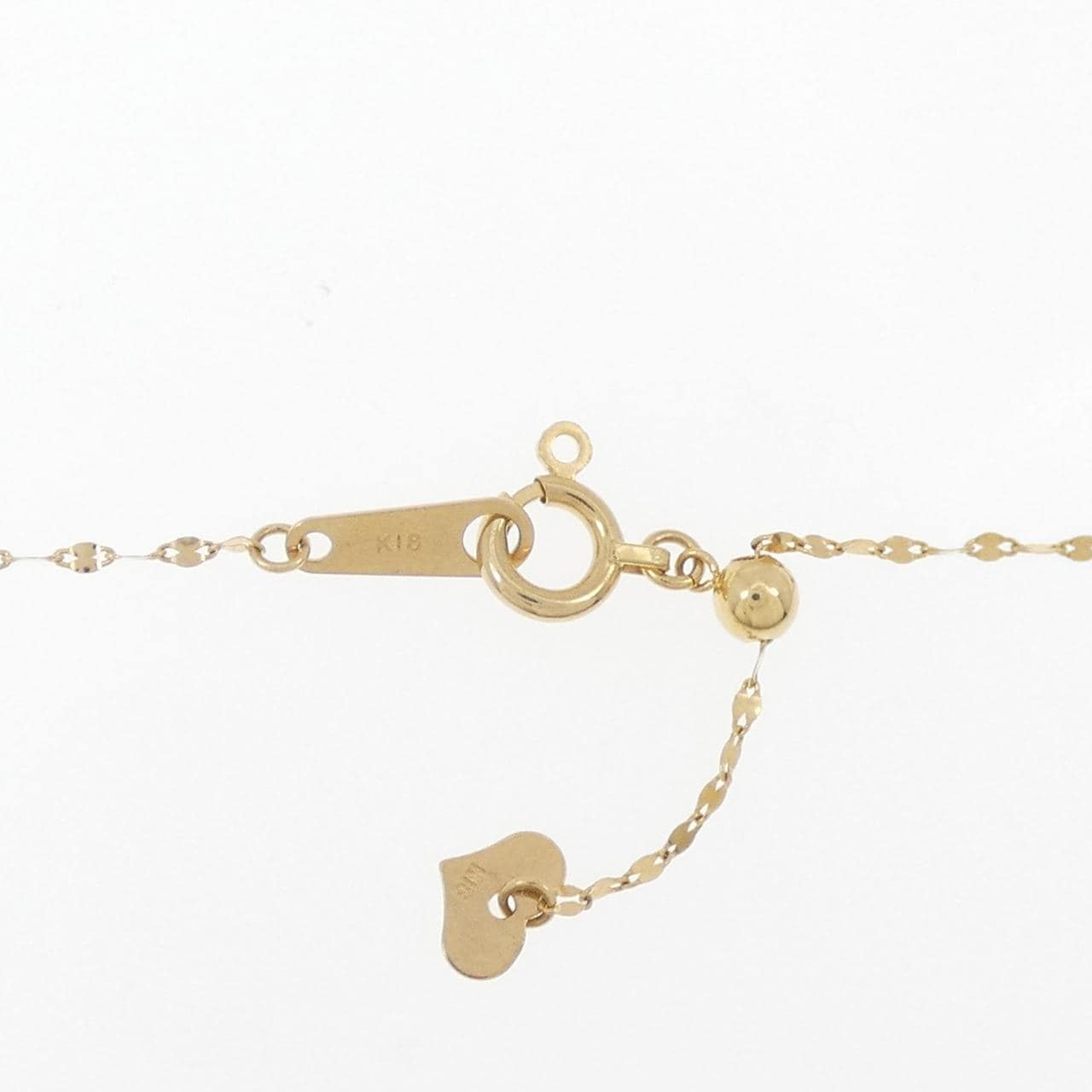 K18YG ダイヤモンド ネックレス 0.15CT