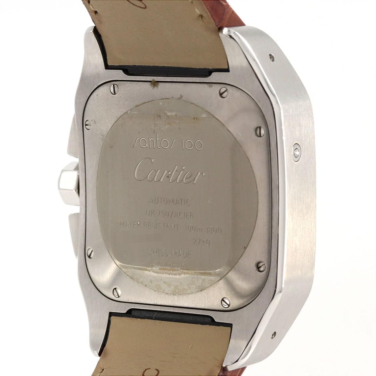 カルティエ サントス100クロノ コンビ W20091X7 SSxYG 自動巻