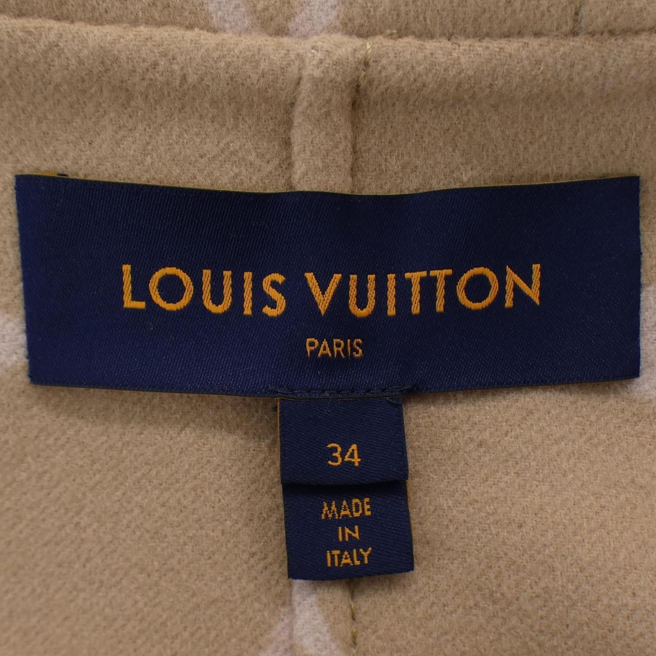 ルイヴィトン LOUIS VUITTON ベルテッドダブルフェイスフーデッドラップコート FMCO05NUV コート