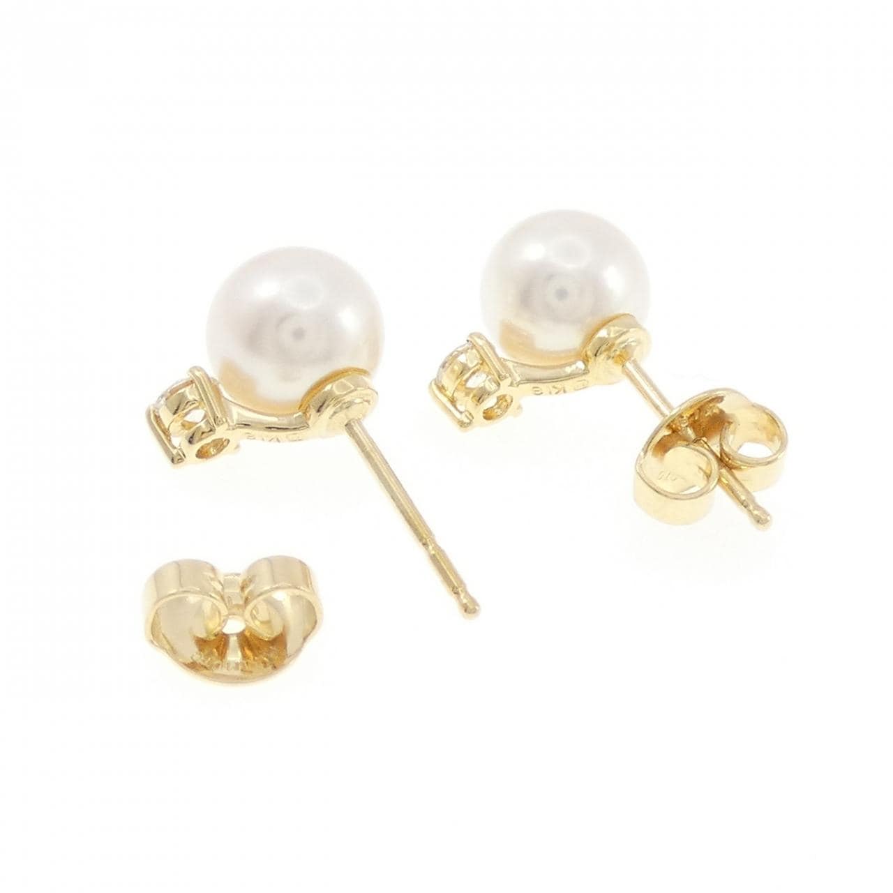 ミキモト アコヤパール ピアス 7.6mm