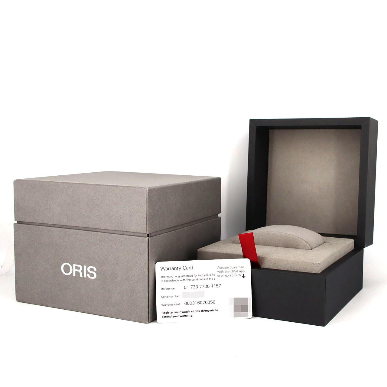 オリス アクイスデイト 01 733 7730 4157-07 SS 自動巻