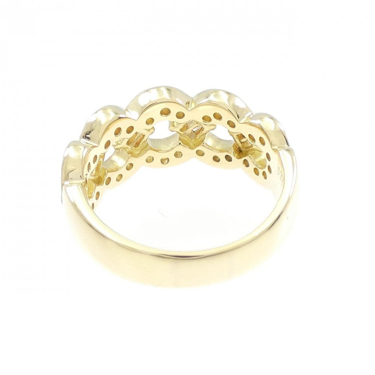 K18YG ダイヤモンド リング 0.70CT