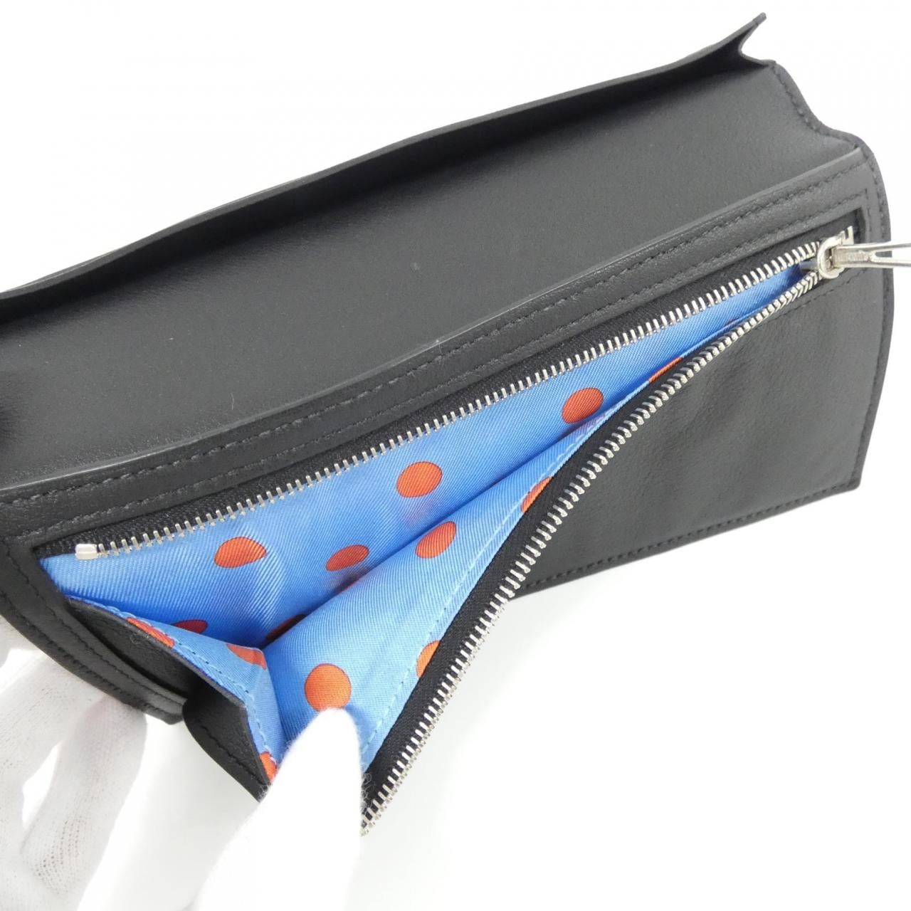 エルメス BIG DOTS シチズン ツイル ロング コンビネ 076753CK 財布