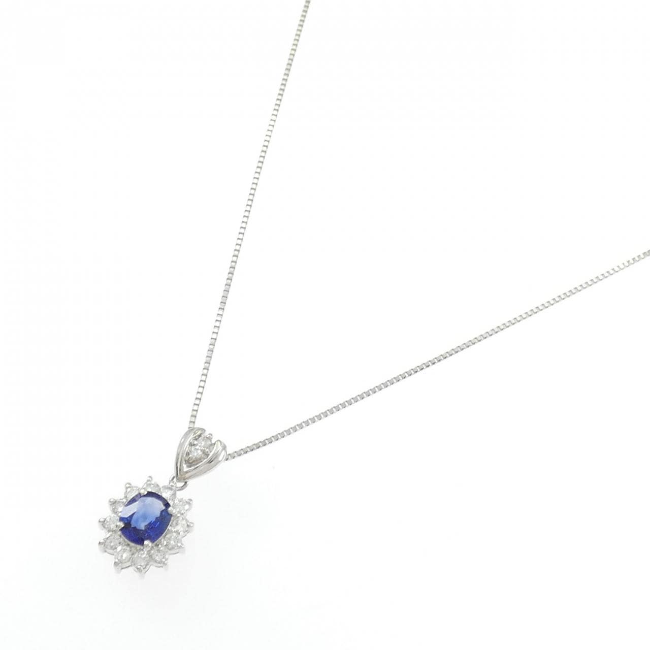 PT900/PT850 サファイヤ ネックレス 0.51CT