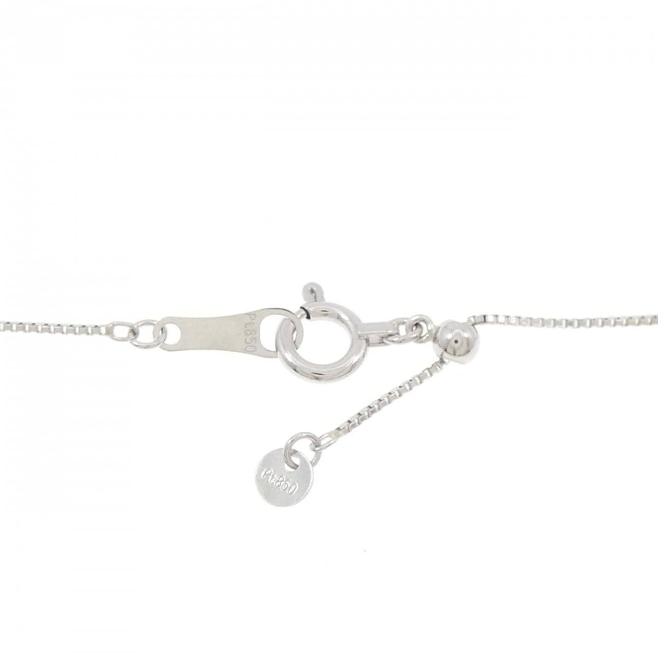 PT900/PT850 ヒスイ ネックレス 0.90CT