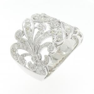 K18WG ダイヤモンド リング 0.90CT