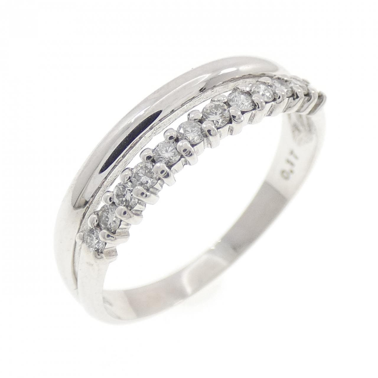 K18WG ダイヤモンド リング 0.17CT