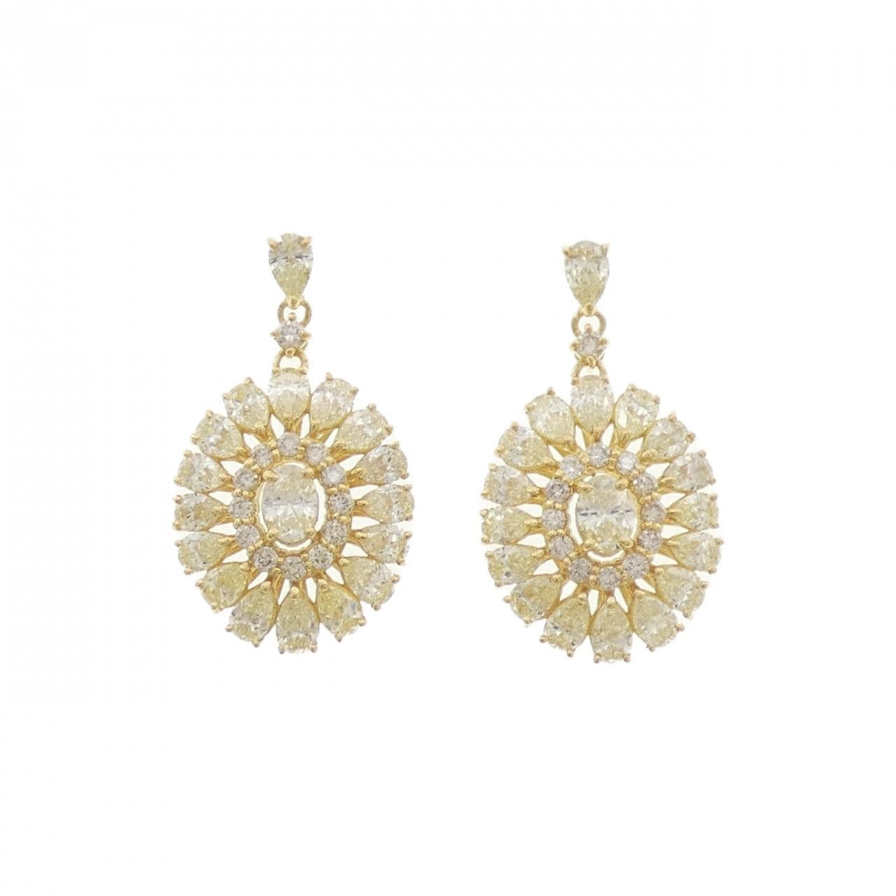 K18YG ダイヤモンド ピアス 2.00CT