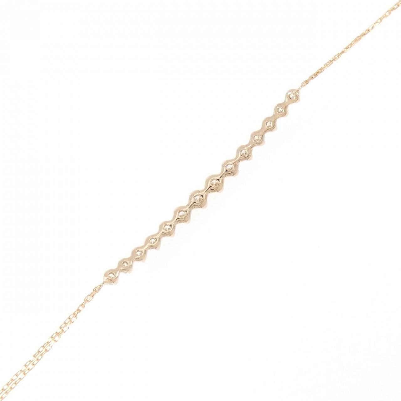 K18PG ダイヤモンド ブレスレット 0.50CT