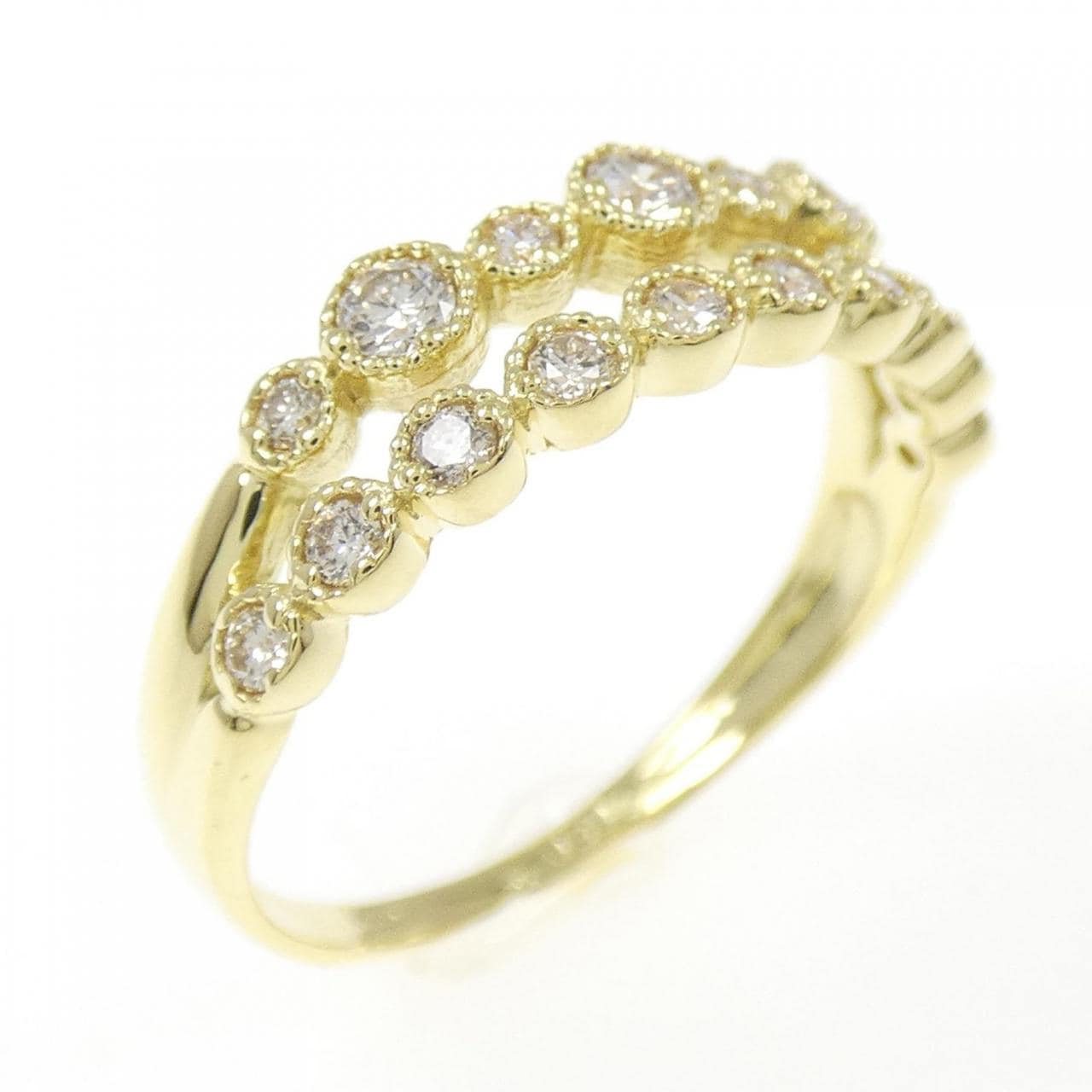 K18YG ダイヤモンド リング 0.30CT