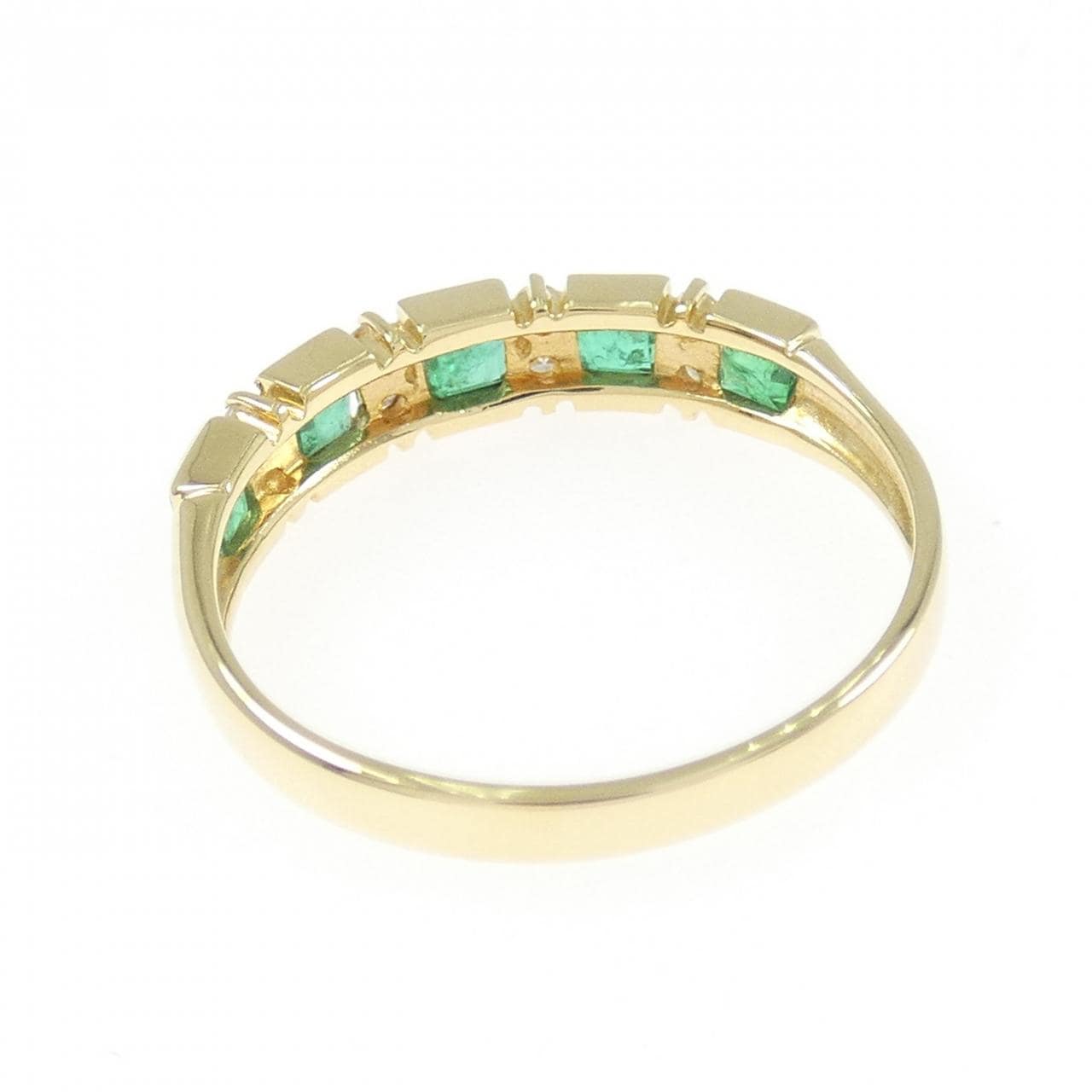 K18YG エメラルド リング 0.51CT