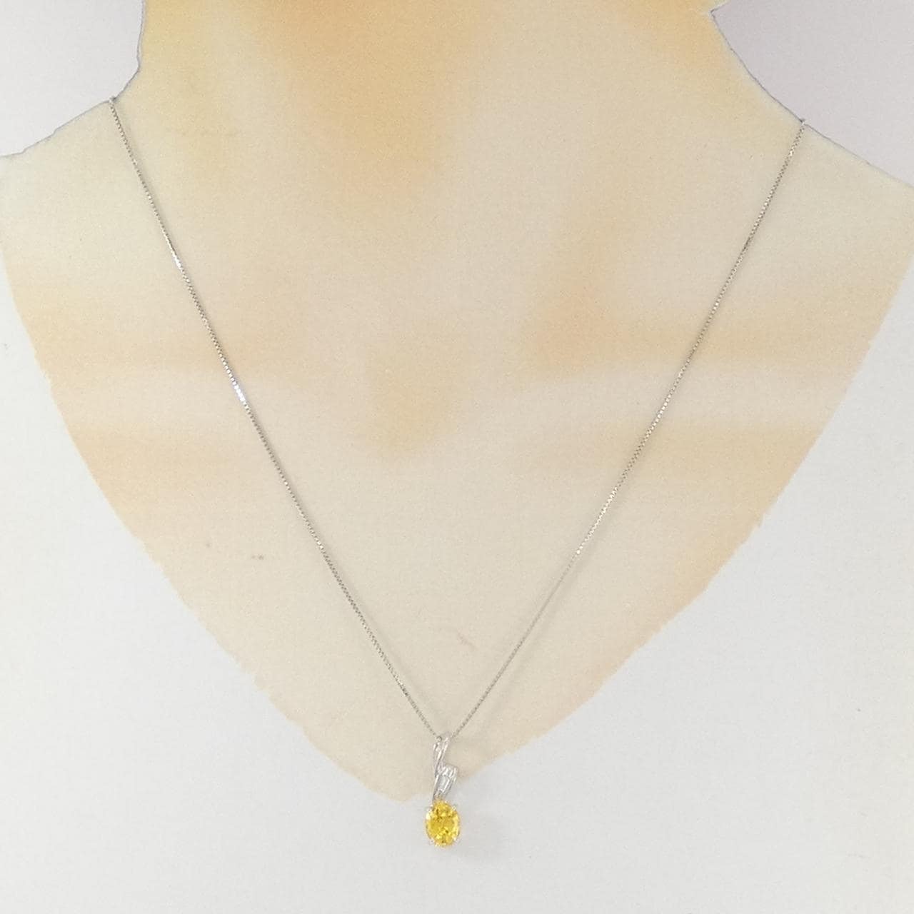 K18WG サファイヤ ネックレス 1.58CT