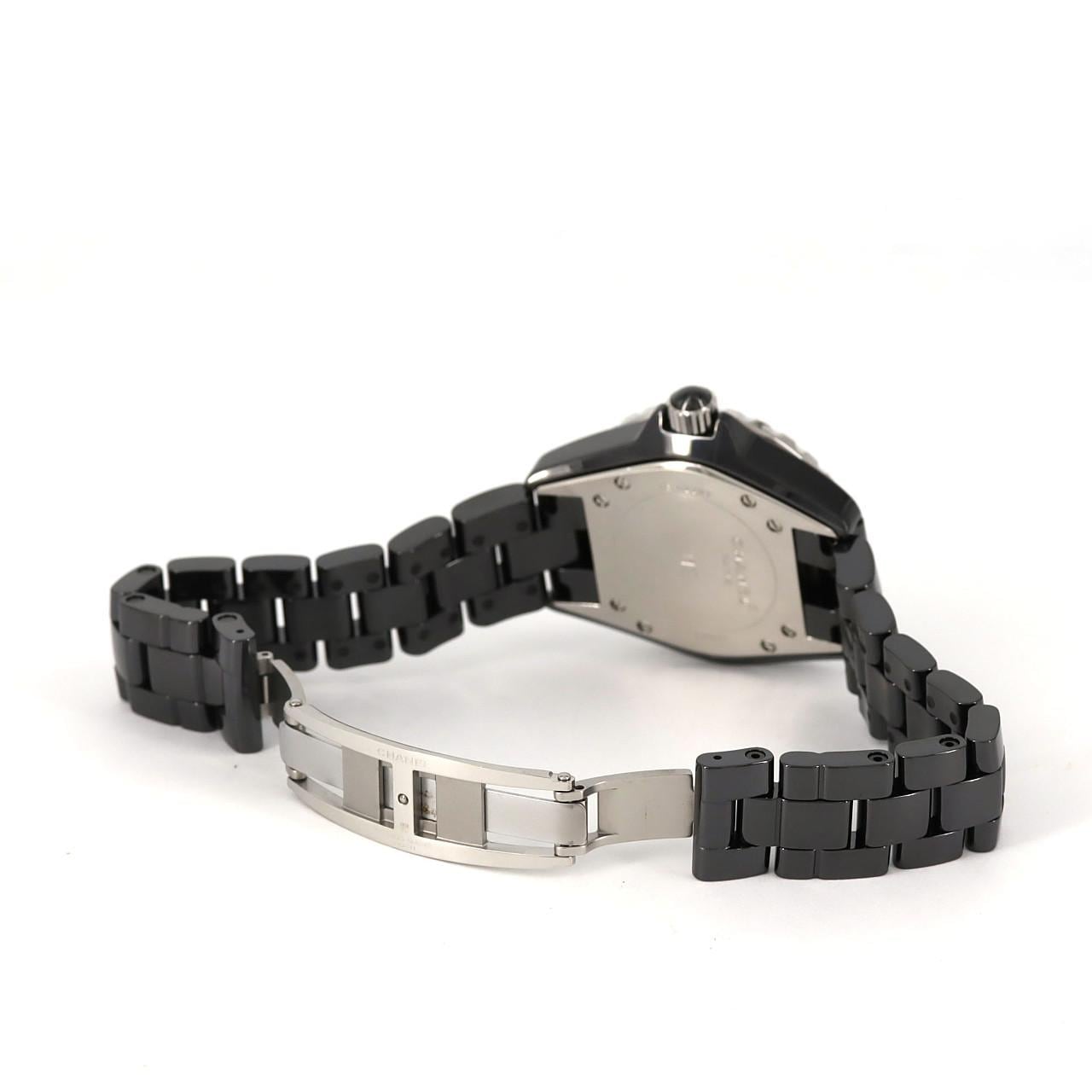 シャネル J12 33mmセラミック･12P H1625 セラミック クォーツ