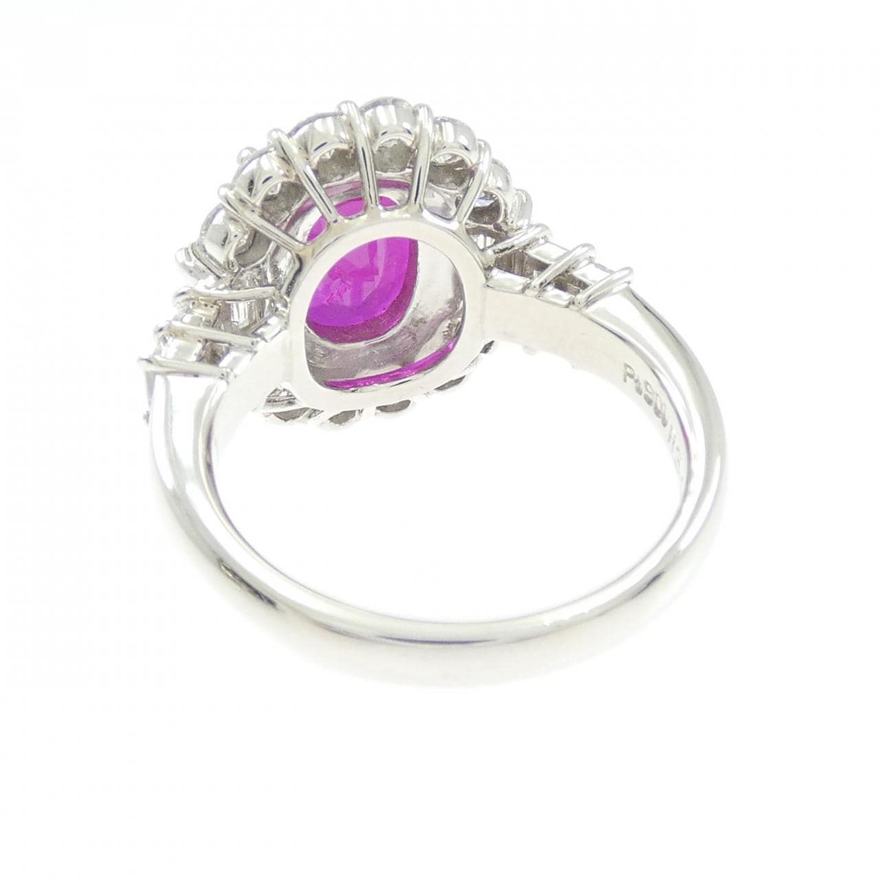 PT900 ルビー リング 3.06CT