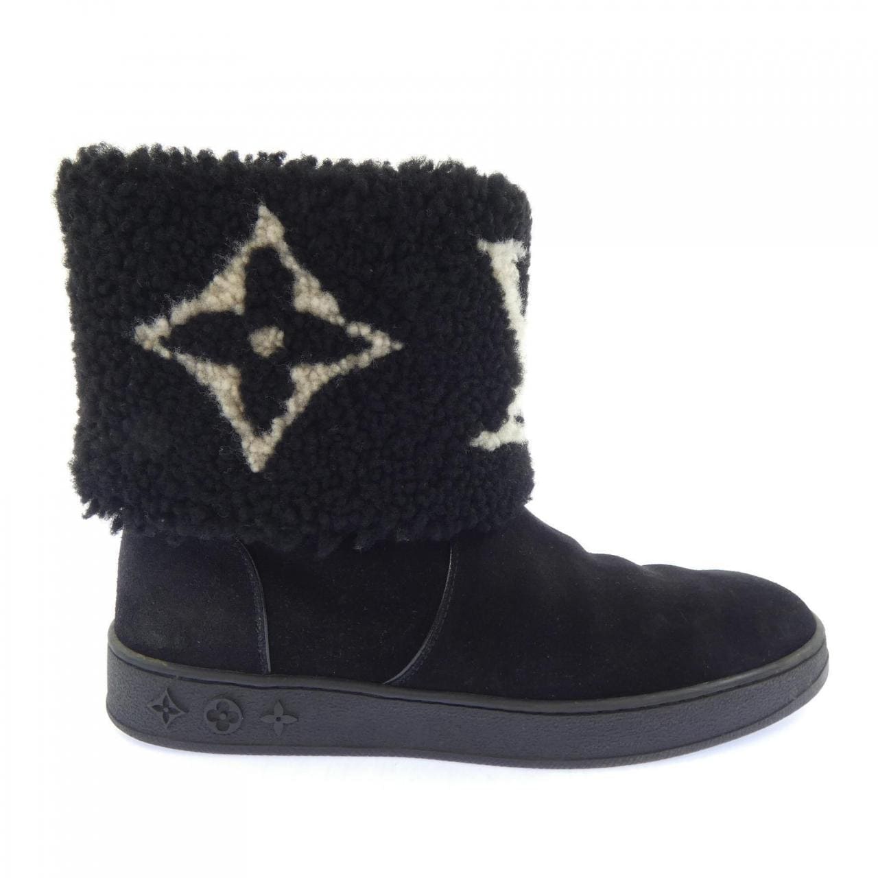 ルイヴィトン LOUIS VUITTON SNOW DROP FLAT ANKLE スノードロップライン ブーツ