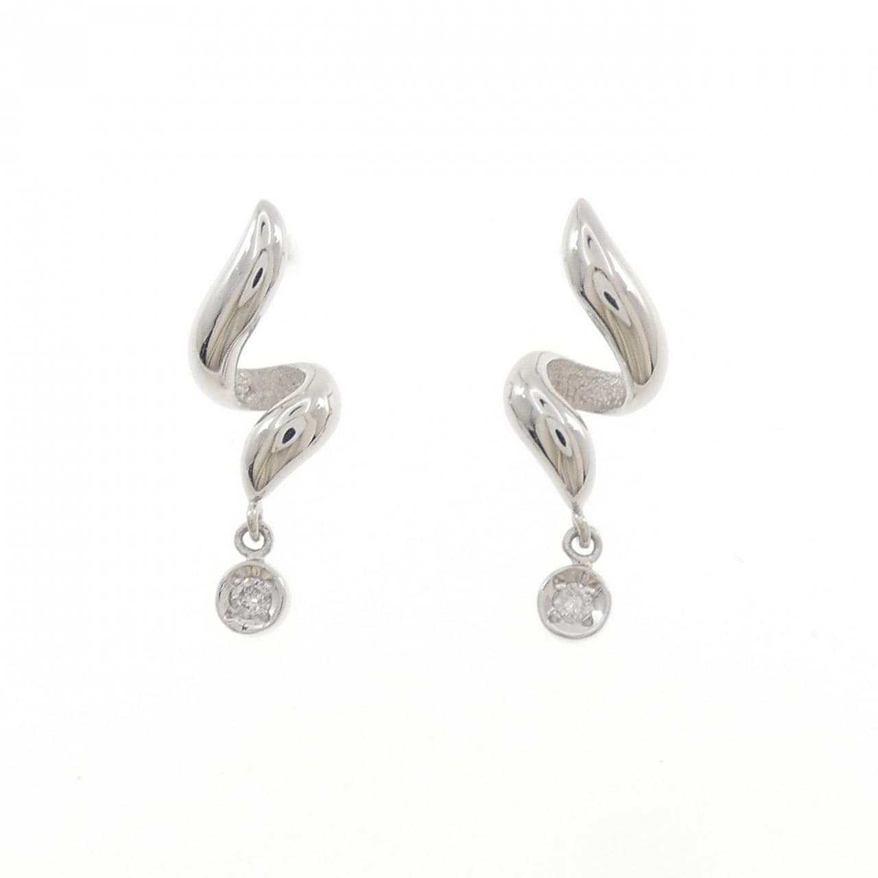 PT850/PT900 ダイヤモンド ピアス 0.06CT