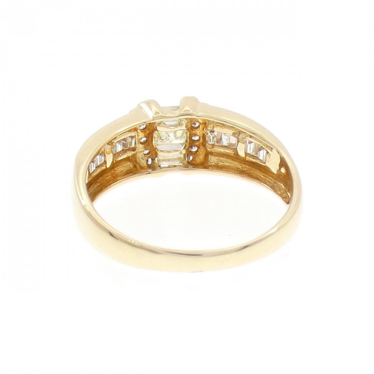 K18YG ダイヤモンド リング 0.90CT