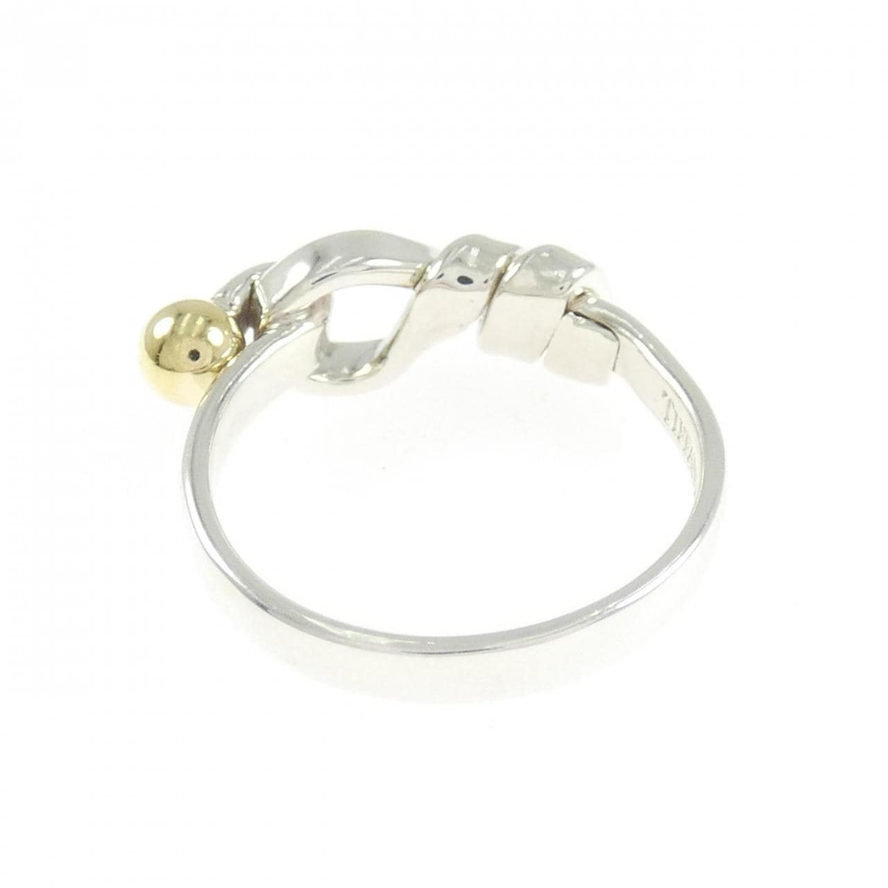 【ヴィンテージ】ティファニー フラットワイヤーラブノット リング