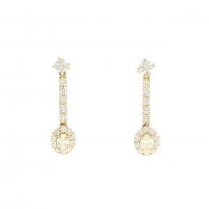 【新品】K18YG ダイヤモンド ピアス 0.60CT