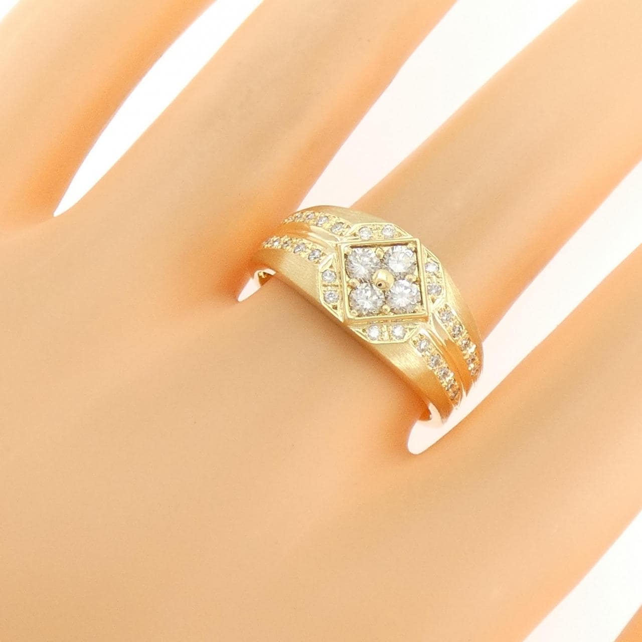 【新品】K18YG ダイヤモンド リング 0.52CT