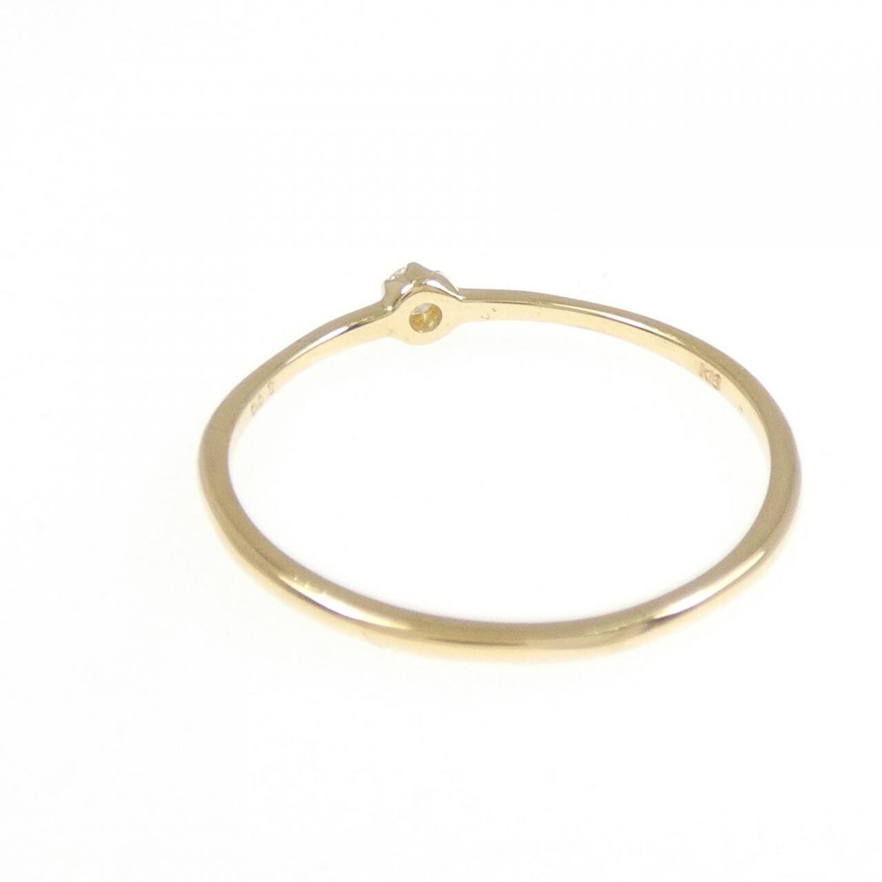 【リメイク】K18YG ダイヤモンド リング 0.03CT