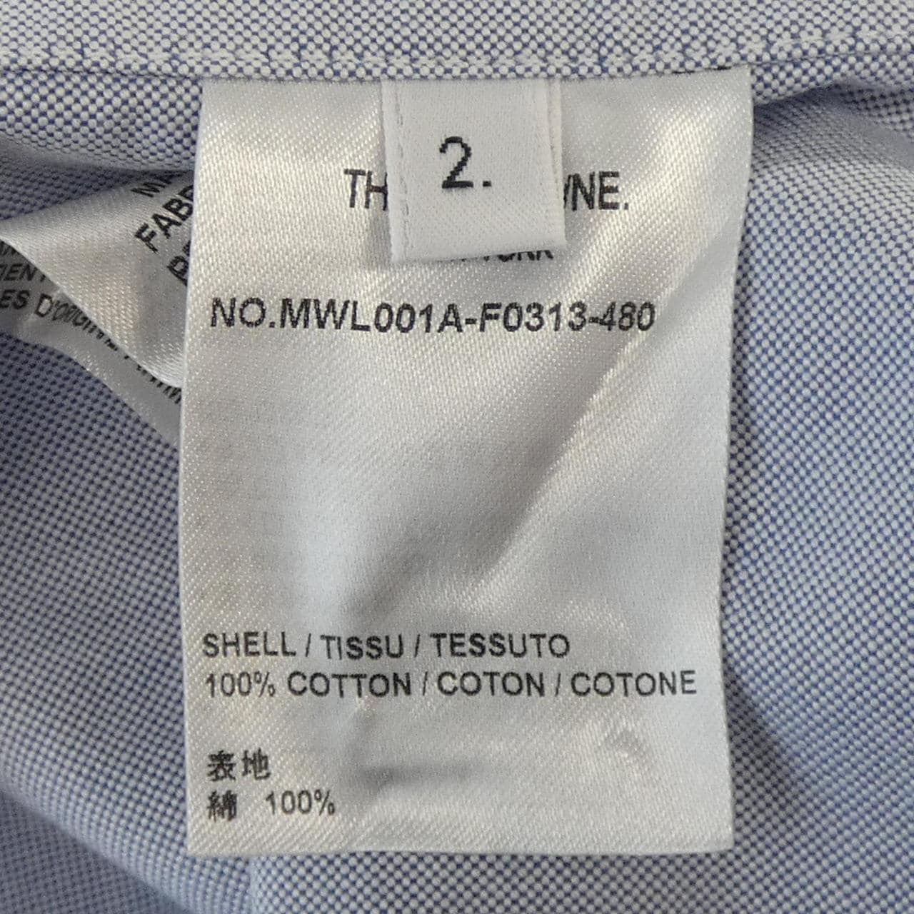 トムブラウン THOM BROWNE MWL001A-F0313 シャツ