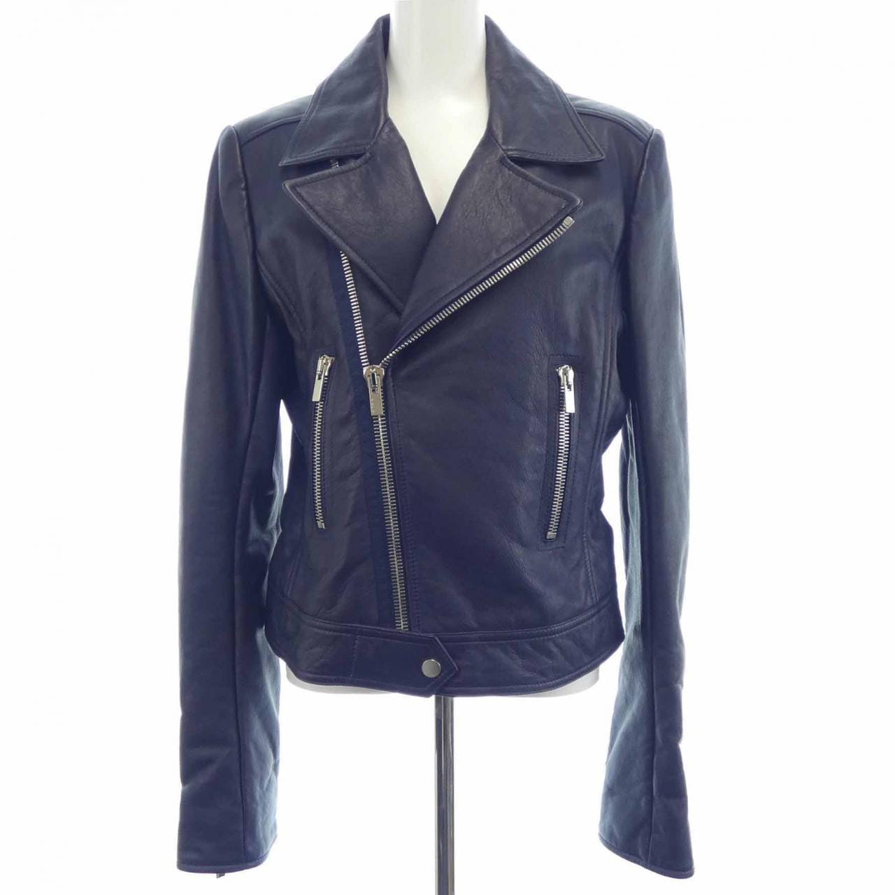 バレンシアガ BALENCIAGA LEATHER 342688 TCH99 レザーライダースジャケット