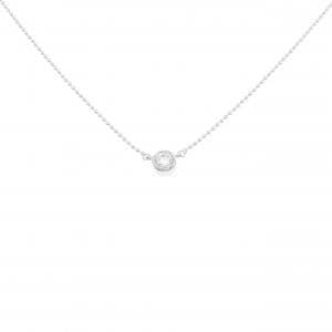 K18WG ダイヤモンド ネックレス 0.21CT
