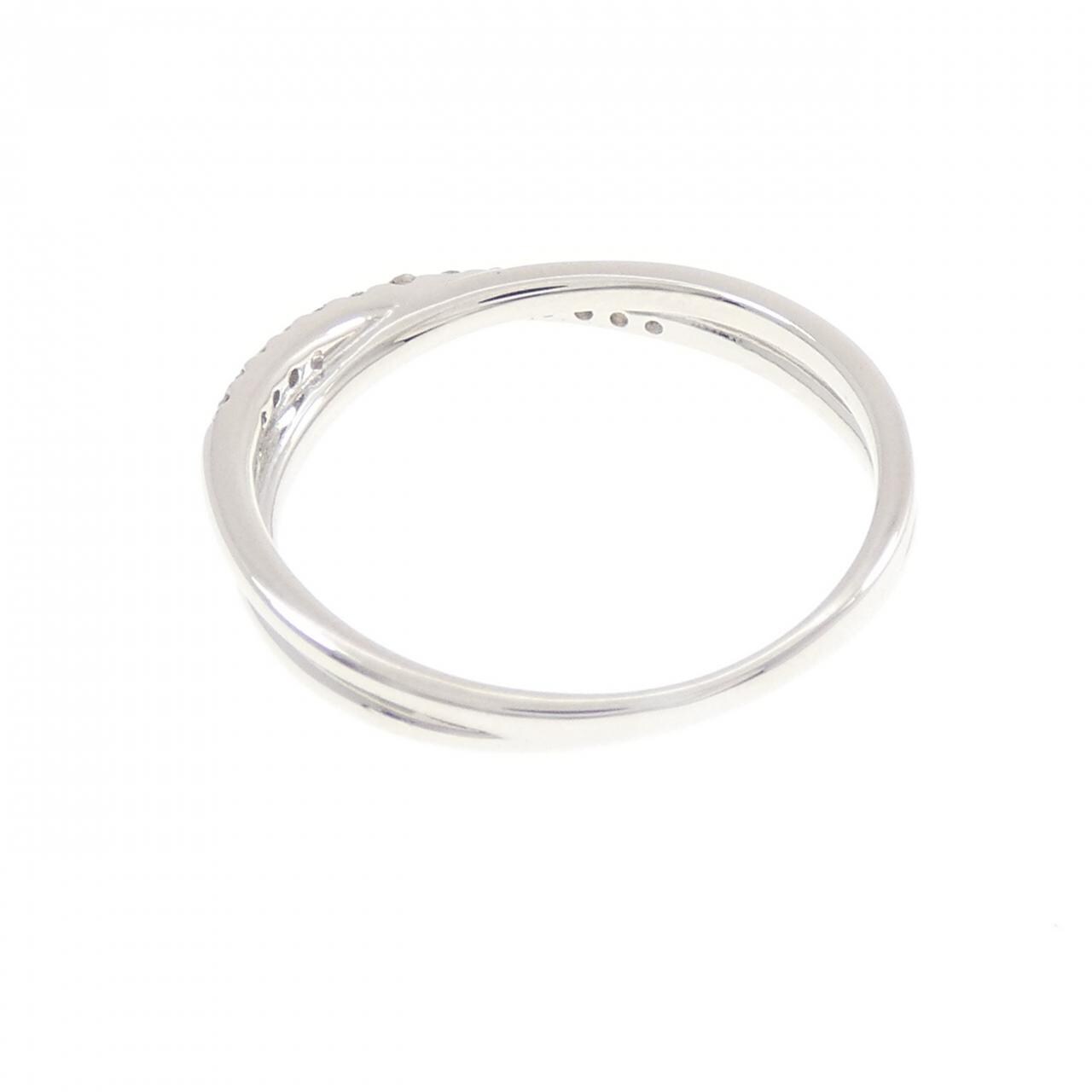 K18WG ダイヤモンド リング 0.10CT