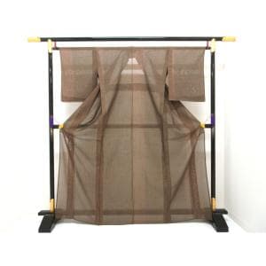 【未使用品】単衣　越後おぐに【小千谷紬】