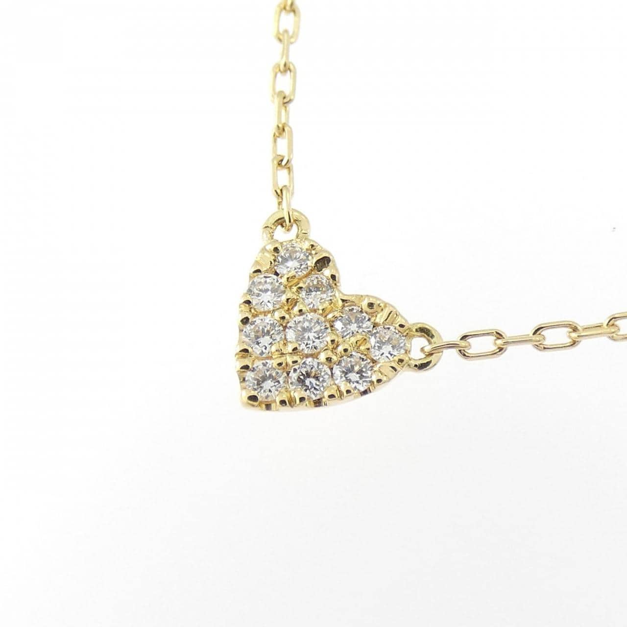 アーカー ハートパヴェ ネックレス 0.05CT