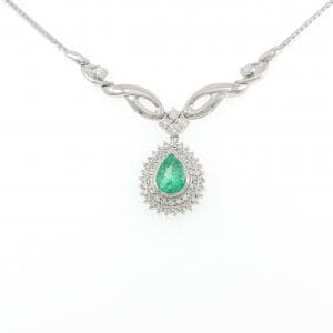 PT850 エメラルド ネックレス 2.57CT