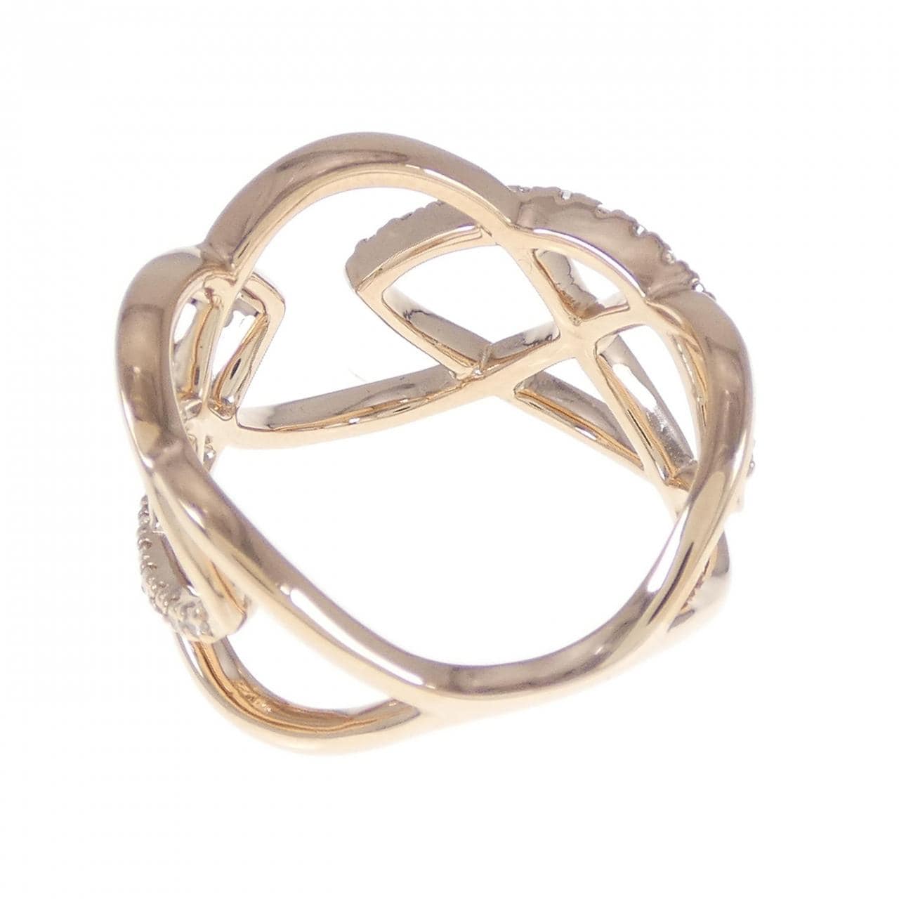 K18PG ダイヤモンド リング 0.26CT