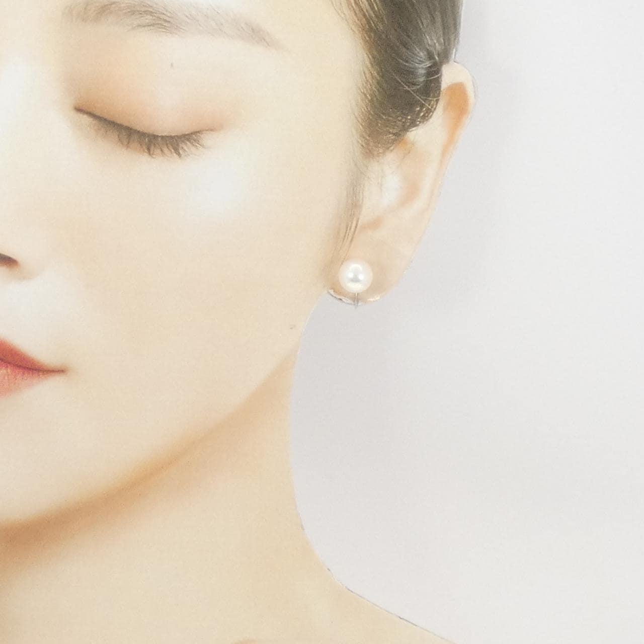 PT900 Akoya珍珠耳夹9.1毫米