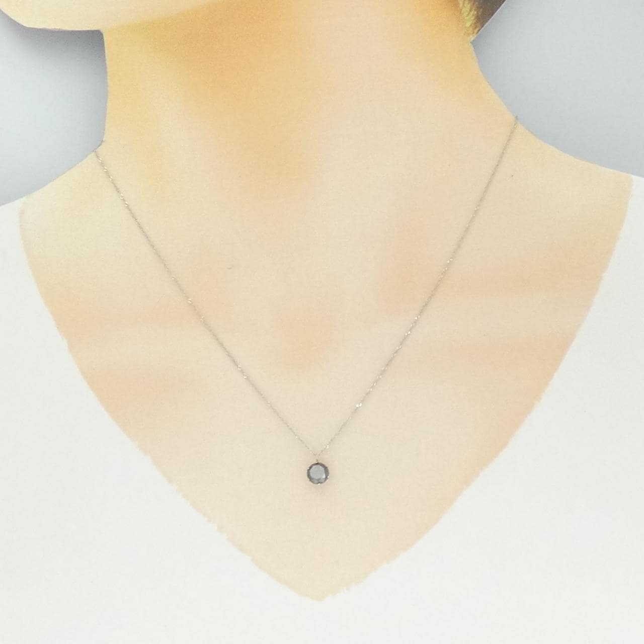 PT900/PT850 ダイヤモンド ネックレス 1.0CT