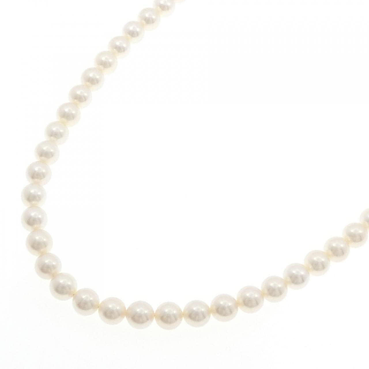 シルバークラスプ アコヤパール ネックレス 6.5-7mm