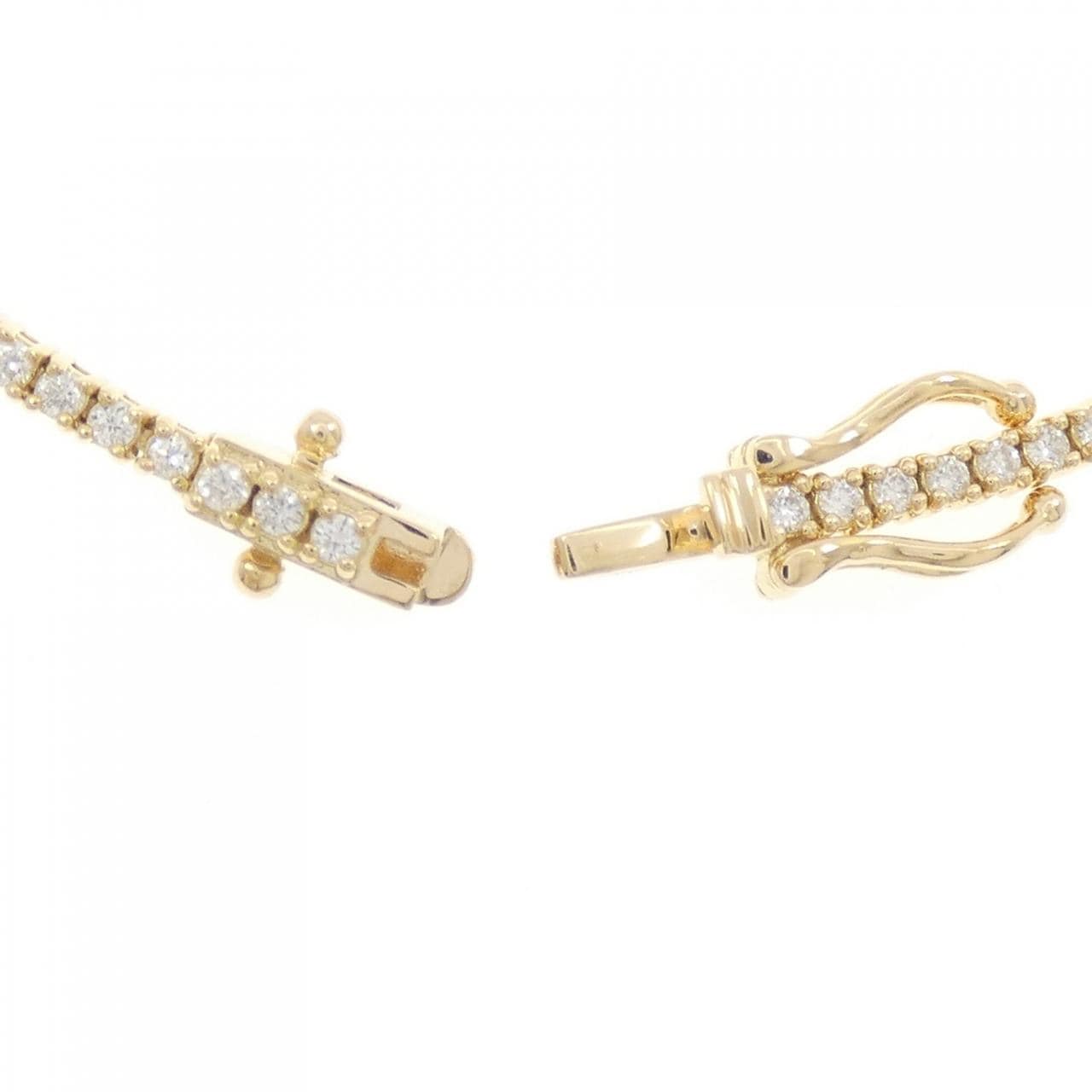 【リメイク】K18YG ダイヤモンド ブレスレット 1.33CT