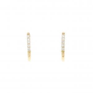 【リメイク】K18YG ダイヤモンド ピアス 0.10CT