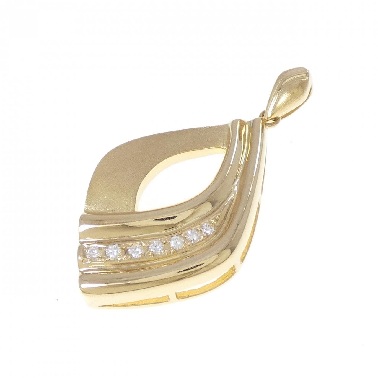 K18YG ダイヤモンド ペンダント 0.12CT