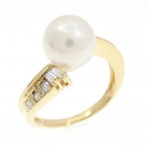 K18YG アコヤパール リング 8.4mm