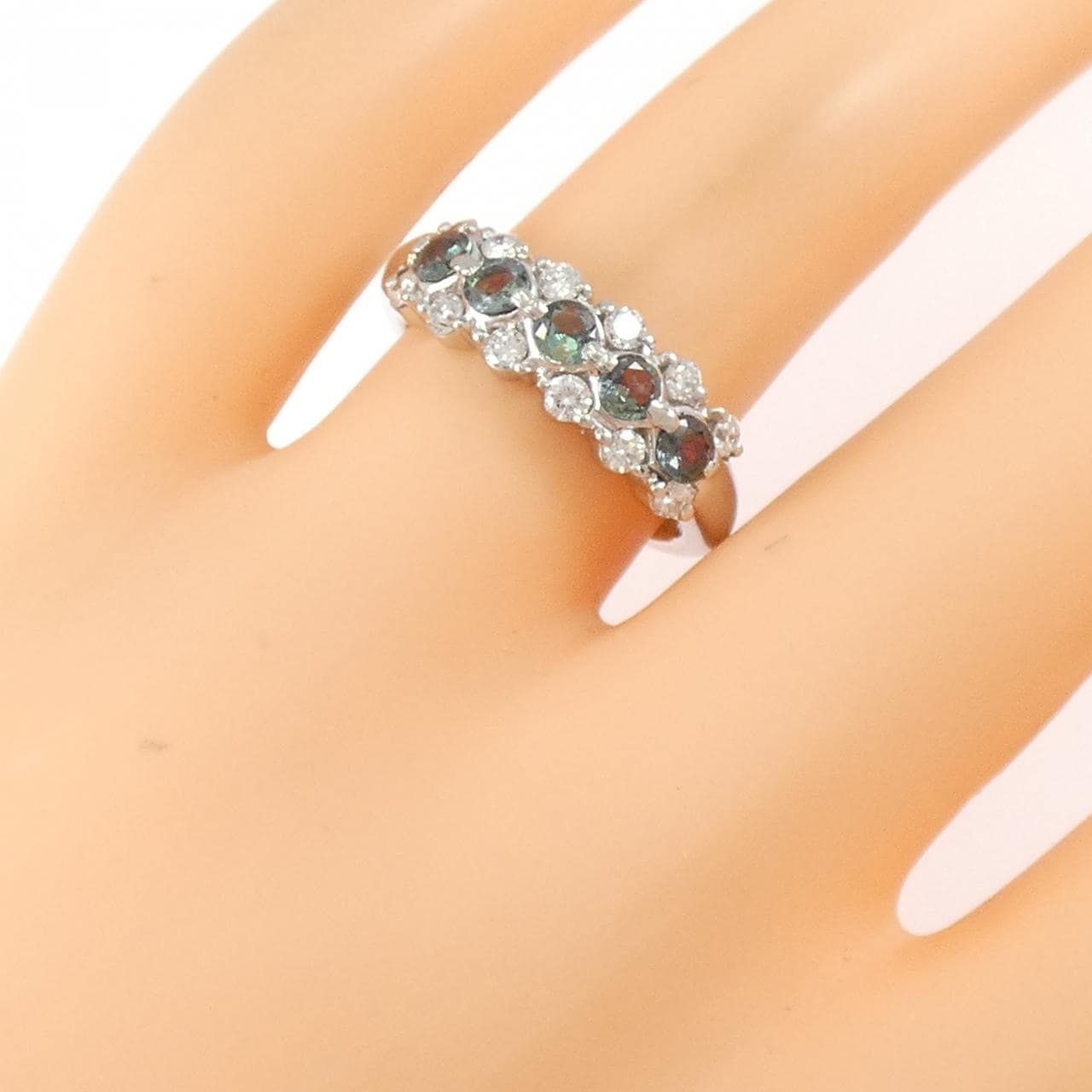PT900 アレキサンドライト リング 0.57CT