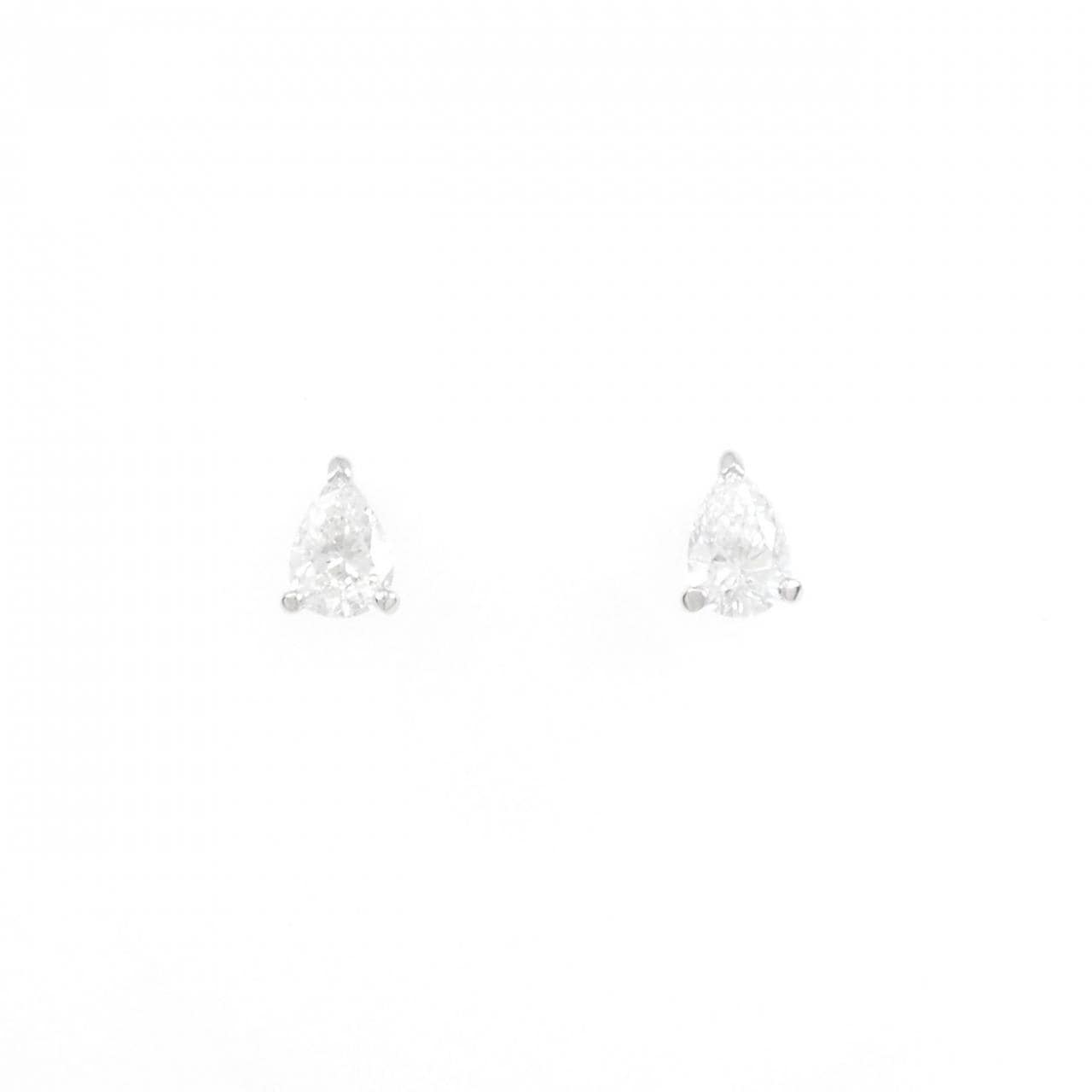 PT Diamond Earrings 0.308CT 0.333CT DF SI1 Pear Shape