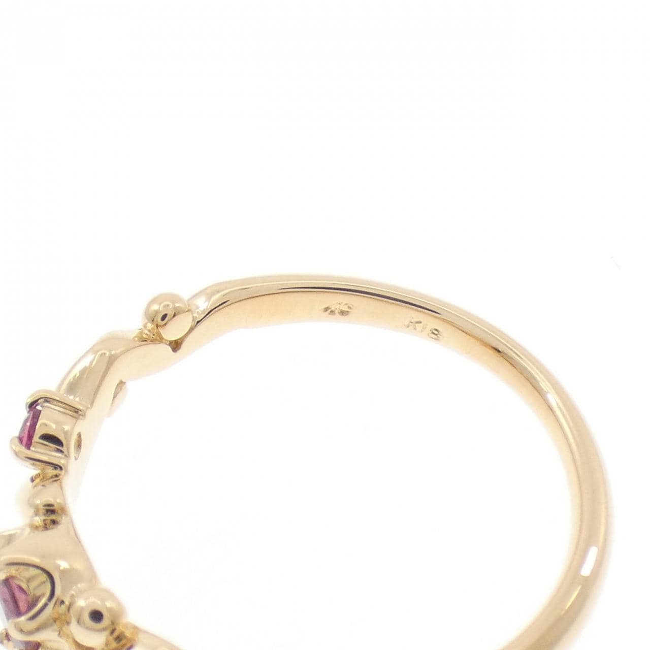 4゜C ルビー リング