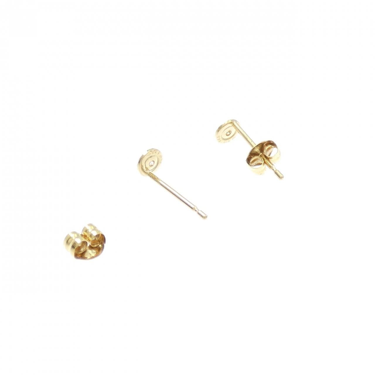 K18YG鑽石耳環0.06CT