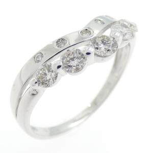 K18WG ダイヤモンド リング 0.50CT